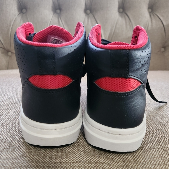 Converse Rival Mid Black Enamel Red - Picture 3 of 5